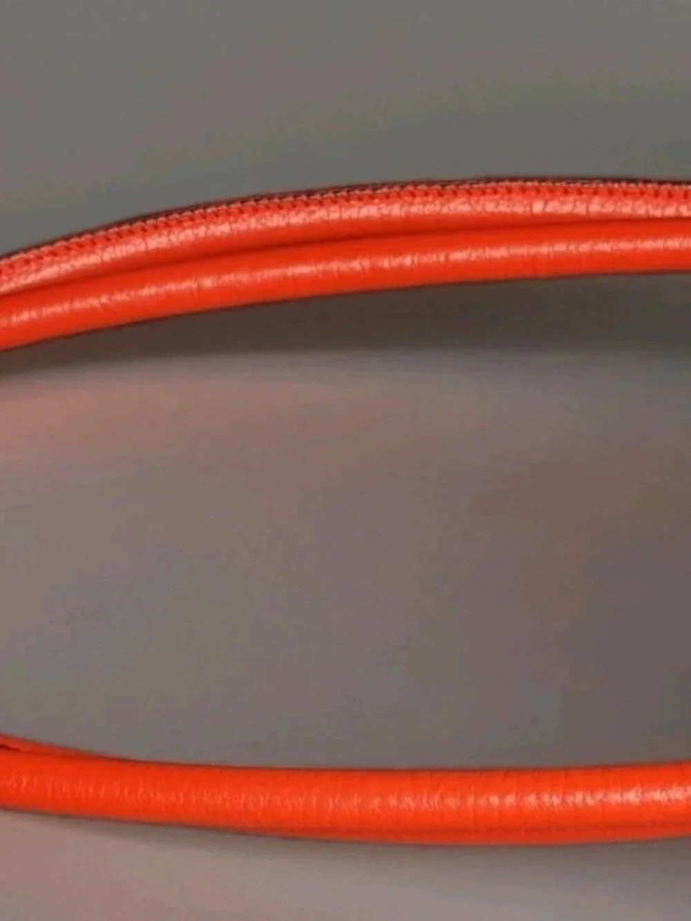 MICHAEL KORS TANGERINE LEATHER RING TOTE HOBO SHOULDER BAG SOFT LEATHER